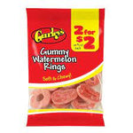 Gurley's Gummy Watermelon Ring Peg Bag 2/$2 12 count