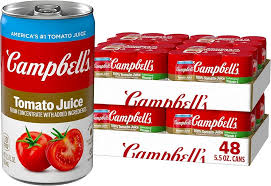Campbells Tomato Juice 8/6/5.5 oz