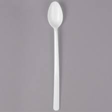 Beverage Spoon White 8" Medium Weight 1000 count