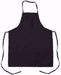 Black Spun Poly Bib Aprons