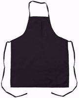 Black Spun Poly Bib Aprons
