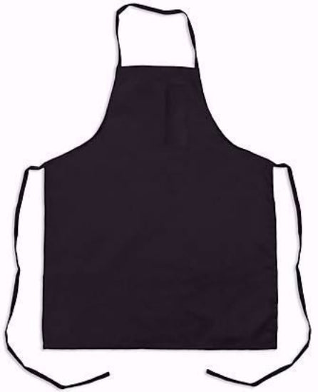Black Spun Poly Bib Aprons
