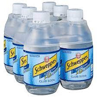 Schweppes Club Soda Pony Bottle 10oz/ 24 count