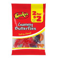 Gurleys Gummy Butterflies 2/$2.00 12 count