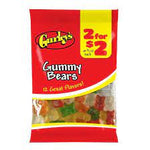 Gurley's Gummy Bears Peg Bag 2/$2 12 count