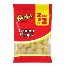 Gurley's Lemon Drops Peg Bag 2/$2 12 count