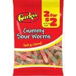 Gurley's Gummy Sour Worms Peg Bag 2/$2 12 count