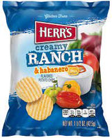 Herrs Creamy Ranch Habanero 1.5oz/ 60 count