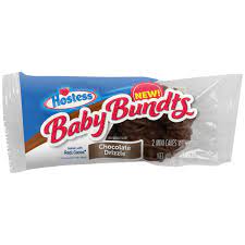 Hostess Baby Bundt Chocolate 2.5oz/ 6 count