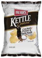 Herrs Cracked Pepper & Sea Salt Kettle 24/2.5oz