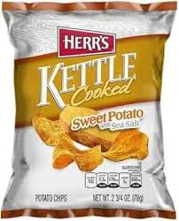 Herrs Sweet Potato Kettle Chips 24/2.25oz