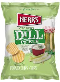 Herrs Creamy Dill Pickle Chips 42/1oz