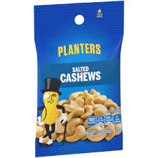 Planters Cashews peg 3oz/ 12 count