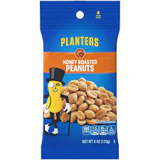 Planters Honey Roasted Peanuts 6oz/ 12 count