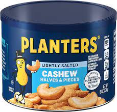 Planters Cashew LS Halves & Pieces 8oz/ 12 count