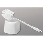 Toilet Brush With Caddy white 16"