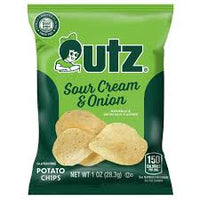 UTZ Sour Cream Onion Chips 1oz/60 count
