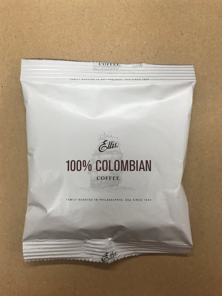 Ellis 100% Columbian coffee 1.5oz/ 42 count (filters included)