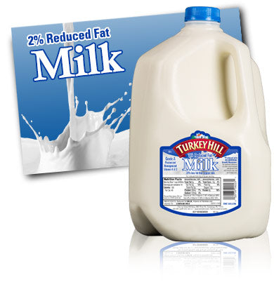 Milk Reduced Fat 2% gallon (4 count $4.94/ unit)