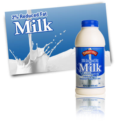 Milk Reduced Fat 2% 16oz (8 count .95/unit)