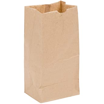 Brown Paper Bag 4lb 5x3.3x9.75" 500 count