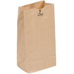 Brown Paper Bag 6lb 6x3.6x11" 500 count