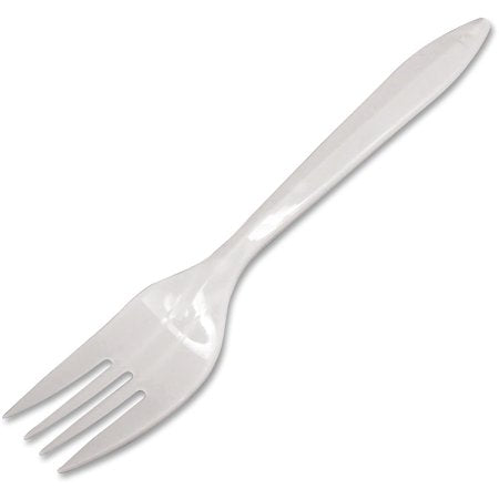 Fork Medium weight white Dart 1000 count