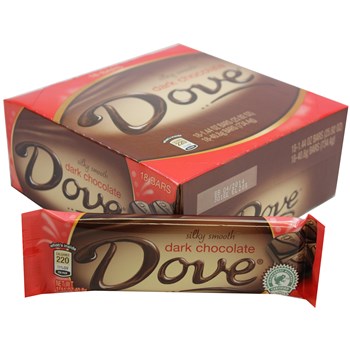 Dove Dark Chocolate 1.44oz/ 18 count