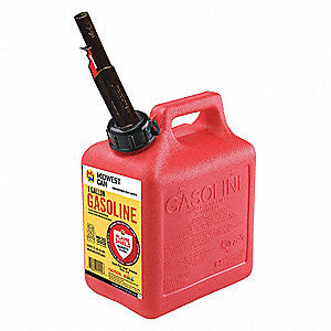 Gas "Can" Plastic 1 Gallon Flame Shield