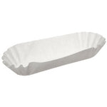 Hot Dog Flute white 6" 500 count