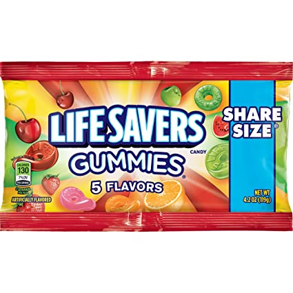 Lifesavers Gummies 5 Flavor Share Size 4.2oz/ 15 count