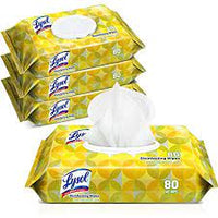 Lysol Disinfectant Wipes Lemon & Lime 6/ 80 wipes