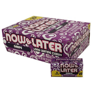 Now & Later Grape .93oz 24 count
