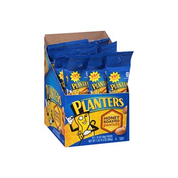 Planters Honey Roasted Peanut 2/$1.09 1.75oz/ 18 count