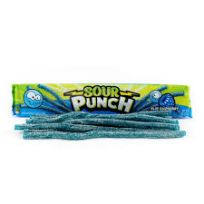 Sour Punch Straws Blue Raspberry 24 count