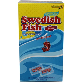 Swedish Fish Red Wrapped 10¢ 240 count