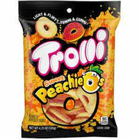 Trolli Peachie-O's Peg bag 4.25oz/ 12 count