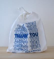 T-Sac "Thank You" 11.5x6.5x22" 1000 count