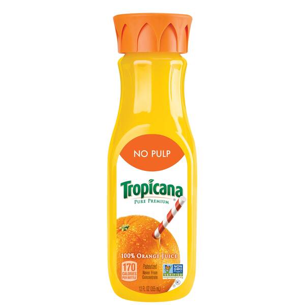 Tropicana Orange Juice No Pulp 12oz/ 12 count
