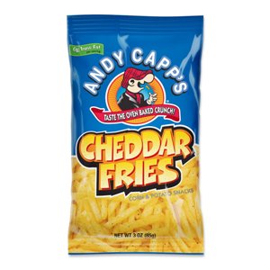 Andy Capp Cheddar Fries 3oz/ 12 count – Gorman Distributors