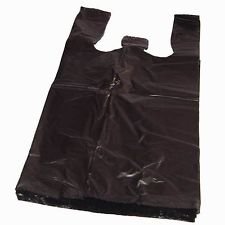T-Sac Black 1/6 21mic Bags 12x7x22" 500 count