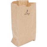 Brown Paper Bag 2lb 4.3x2.4x7.9" 500 count
