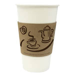 Coffee Sleeve Hot Jacket for 10-20oz cups 1000 count