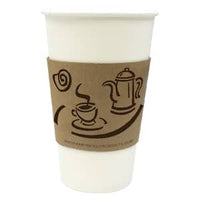 Coffee Sleeve Hot Jacket for 10-20oz cups 1000 count