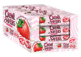 Creme Savers Roll Strawberries & Cream 13pc 24 count
