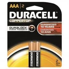 Duracell AAA Batteries 2pk