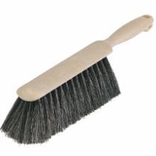 Dust Pan Brush Wooden 8" Handle