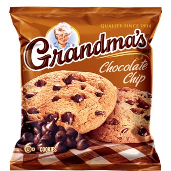 Grandmas Chocolate Chip Cookie 2.5oz/ 60 count