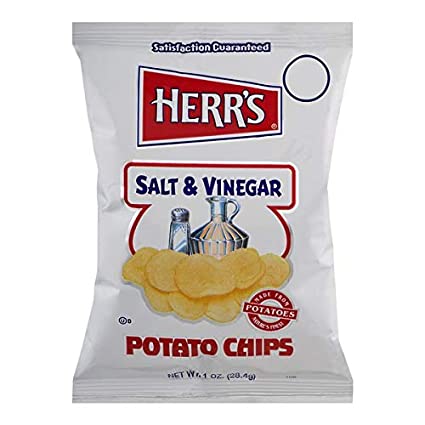 Herr's Salt & Vinegar Chips 1oz/ 42 count