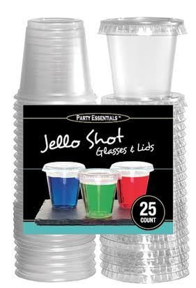 Shot Cup Jello Shots W/Lid 25 count